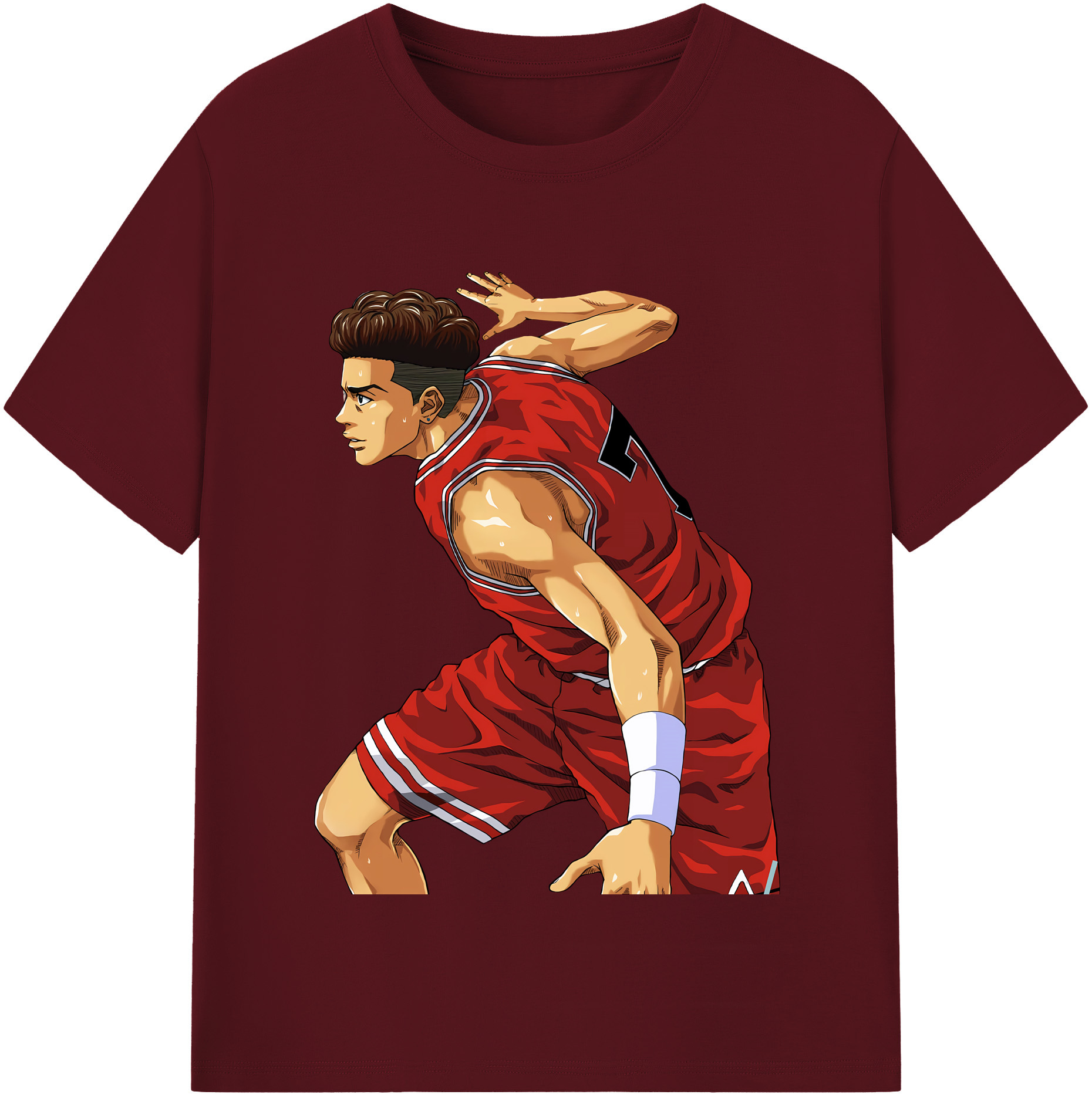 （画像用） SLAM DUNK／スラムダンク 綿100％半袖Tシャツ（フロントプリント）